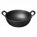 Olympia Gietijzeren Ronde Kom 200mm - Zwart