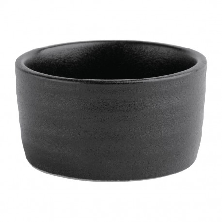 Olympia Cavolo Dip Schaaltje Zwart 67mm - Porselein (12 Stuks)