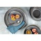 Olympia Cavolo Plat Rond Bord - 220mm (6 Stuks) | Porselein Grijs