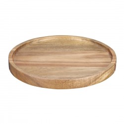 Ronde serveerplank van acaciahout, Olympia – Ø 200 mm