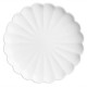 Olympia Bloom Geschulpte Borden Wit 175mm - Set van 6