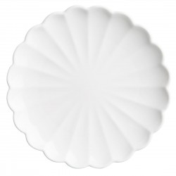 Olympia Bloom Geschulpte Borden Wit 175mm - Set van 6