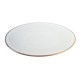 Olympia Drift Grijze Effen Coupeplaat 280mm (4 Stuks) - Porselein