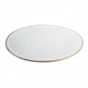 Olympia Drift Grijze Effen Coupeplaat 280mm (4 Stuks) - Porselein