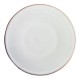 Olympia Drift Grijze Effen Coupeplaat 280mm (4 Stuks) - Porselein