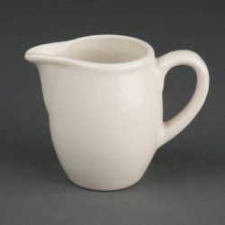 Olympia ivoorkleurige melkkannen 82 ml (6 stuks) – Crème Steengoed