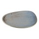 Olympia Ember Blauwe Driehoekige Borden 190mm - Porselein (6 Stuks)