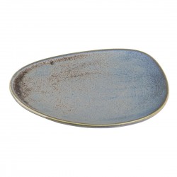 Olympia Ember Blauwe Driehoekige Borden 308mm – Set van 4