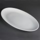 Olympia Whiteware Diepe Ovale Schaal 50cm - Porselein Wit