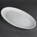 Olympia Whiteware Diepe Ovale Schaal 50cm - Porselein Wit