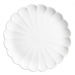 Olympia Bloom Geschulpte Borden Wit 276mm - Set van 4