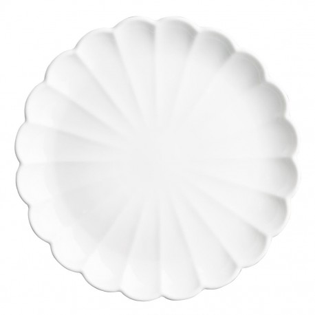 Olympia Bloom Geschulpte Borden Wit 276mm - Set van 4