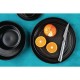 Olympia Cavolo Platte Ronde Borden 27cm Zwart - Porselein (Set van 4)