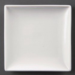 Olympia Whiteware Vierkante Borden 29,5 cm – Wit Porselein (Set van 6)