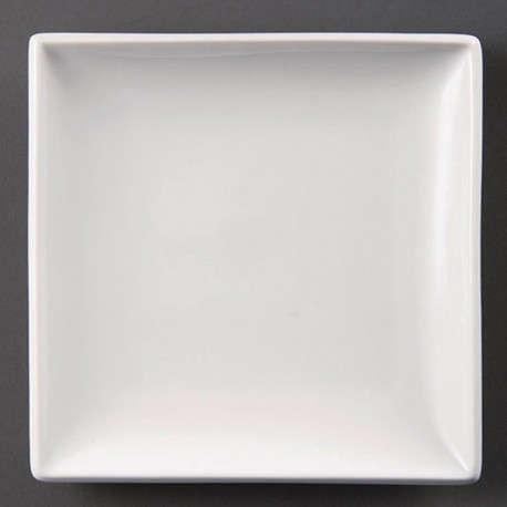 Olympia Whiteware Vierkante Borden 29,5 cm – Wit Porselein (Set van 6)