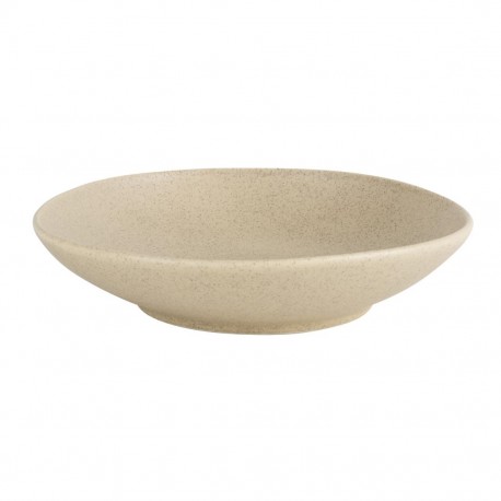 Olympia Build A Bowl Platte Kom Aardebruin 25x4,5cm - Steengoed (Set van 4)