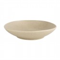 Olympia Build A Bowl Platte Kom Aardebruin 25x4,5cm - Steengoed (Set van 4)