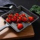 Olympia Gietijzeren Vierkante Pan 155x225mm – Zwart