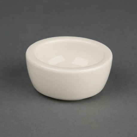 Olympia Ivory boterschaaltje 5,6 cm – set van 12 stuks