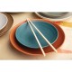 Olympia Build A Bowl platte kom cantaloupe 25x4,5cm – set van 4 stuks