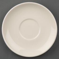 Olympia Ivory stapelbare schotels (12 stuks) - Crème Porseleinen Schotel