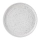 Olympia Cavolo Wit Spikkel Platte Ronde Borden 180mm (6 Stuks)