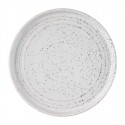 Olympia Cavolo Wit Spikkel Platte Ronde Borden 180mm (6 Stuks)