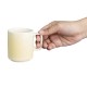 Olympia Fondant koffiekoppen lemon geel 170 ml – set van 6 – porselein