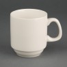 Olympia Ivory stapelbare mok 285ml – set van 12 stuks