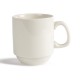Olympia Ivory stapelbare mok 285ml – set van 12 stuks