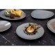 Olympia Ember Blauwe Coupe Borden 180mm – Porselein (6 Stuks)
