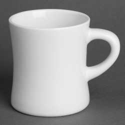 Olympia Whiteware Mokken 300ml (6 stuks) - Porselein Wit