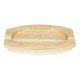 Olympia Hevea Houten Onderbord voor Ovale Gietijzeren Schotel FW817 – 260x165mm