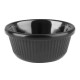 Olympia Kristallon melamine ramekins geribbeld zwart 2,8cl - set van 12