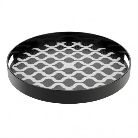 Olympia Kristallon Rond Antislip Dienblad met Handgrepen - 355mm