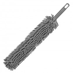 Jantex Connect buigbare stofwisserkop 560mm – flexibele microvezel stofwisser grijs