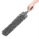 Jantex Connect buigbare stofwisserkop 560mm – flexibele microvezel stofwisser grijs
