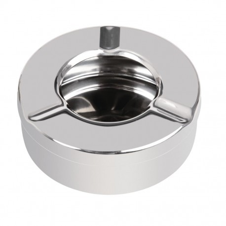 Olympia RVS windbestendige asbak 90mm (6 stuks)
