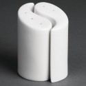 Olympia peper- en zoutvaatjes Yin Yang 9,5cm - set van 12 stuks