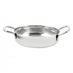 Olympia Presentatieschaal met Dubbel Handvat RVS Zilver 125mm