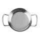 Olympia Presentatieschaal met Dubbel Handvat RVS Zilver 125mm