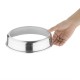 Vogue aluminium platenring 20 cm – zilveren bordenring voor stijlvolle presentatie