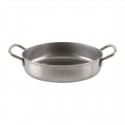 Olympia Vintage Presenteerschaal met Dubbele Handgreep 150mm - RVS Zilver