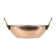 Olympia Koperen Kadai Schotel RVS met Messing Handvatten 660ml