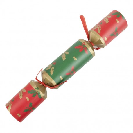 Fiesta Recycleerbare Plasticvrije Kerstcrackers 305mm - Voordeelverpakking 25 stuks