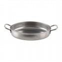 Olympia Tafelpresentatie Vintage Schaal met Dubbele Handgreep 180mm RVS Zilver