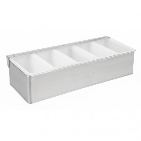 Beaumont 5-delige RVS Garnituur Houder - Zilver
