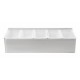 Beaumont 5-delige RVS Garnituur Houder - Zilver