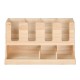 Olympia Cup en Sausstation Hevea Hout – Bruine Bekerhouder 450x120x240mm