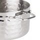 Olympia Mini Serveerpan Gehamerd RVS 675ml – Presentatieschaal Zilver